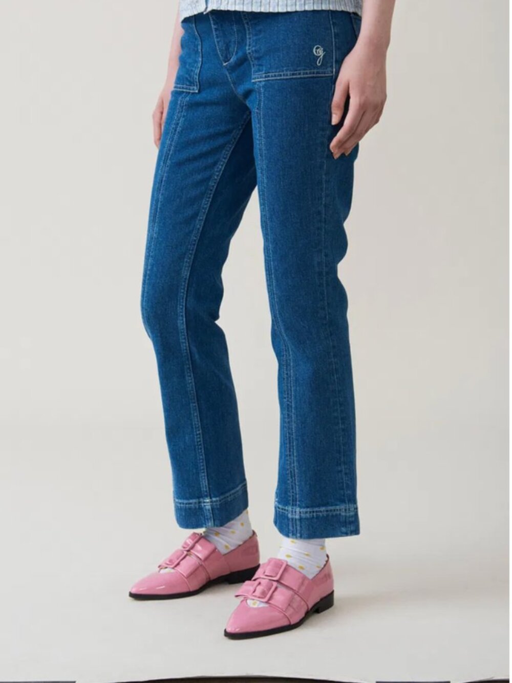 Ganni | Compton Straight Leg Denim Jeans